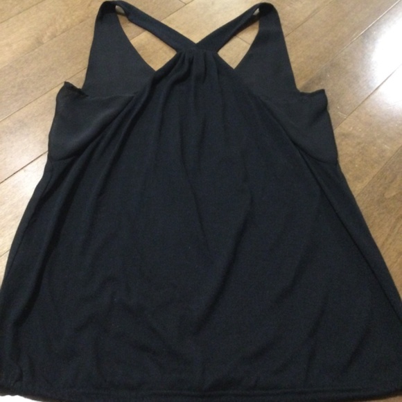 Womens black tank top - Picture 3 of 5